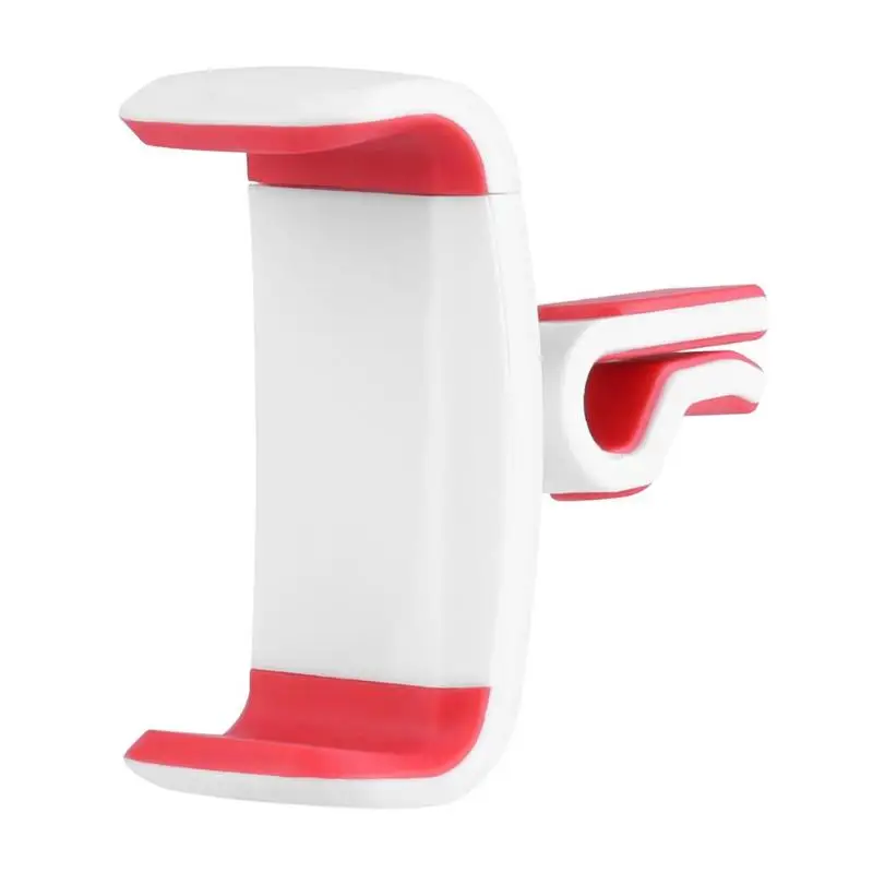 Универсальный автомобильный держатель с поворотом на 360 градусов на вентиляционное отверстие для мобильного телефона, gps, подставка, держатель, кронштейн для 6 дюймов ниже телефона - Название цвета: White Red