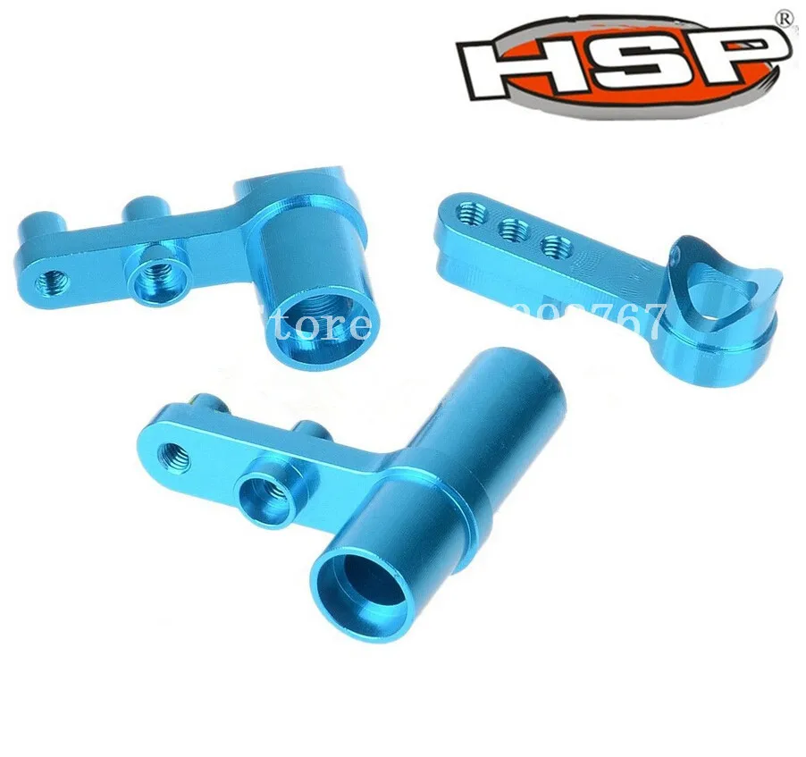 

HSP Baja 102057 122057(02025 02075) Aluminium Steering Servo Saver Complete Parts Upgrade for 1/10th RC Car CNC 94122 XSTR POWER