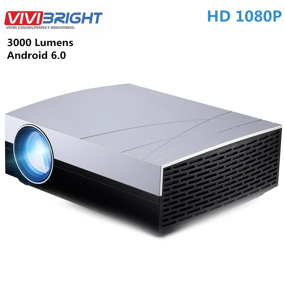 

VIVIBRIGHT F20 LCD Home Theater Projector Android 6.0 1GB RAM 8GB ROM 3000 Lumens 1280 x 800 Resolution Bluetooth 4.0 Proyector