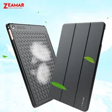 Ультра тонкий охлаждения Тканые Чехол для Apple iPad 9,7 чехол для iPad Air 1 2 Smart магнитная кожа чехол для iPad Pro 9,7