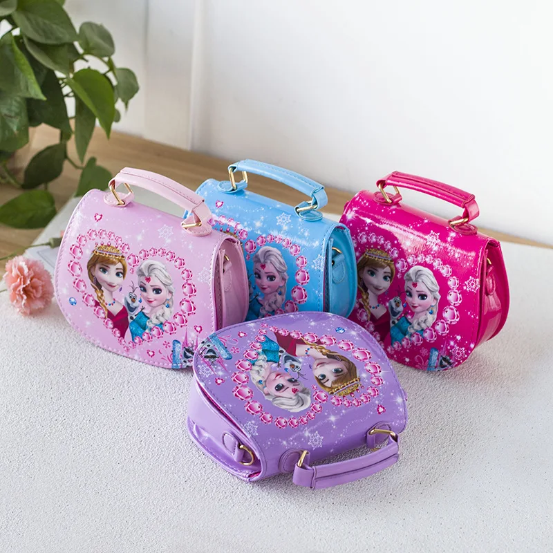 Дисней Принцесса мультфильм детская сумка девочка подарок Сумочка замороженная Эльза ребенок посылка сумка для ключей косметическая сумка для хранения