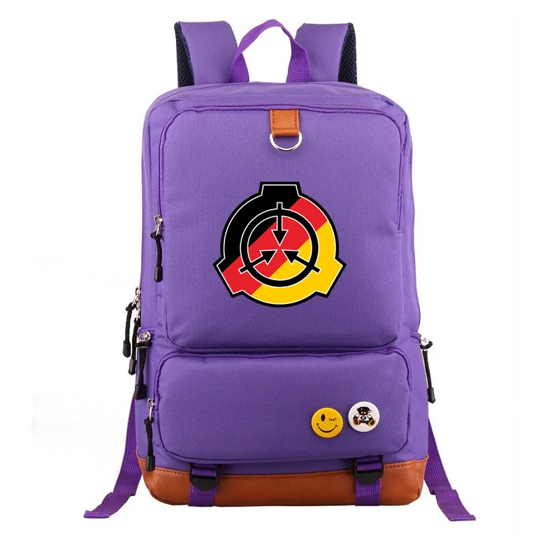 SCP тональный Рюкзак Холщовый для подростков женские сумки на плечо Bookbag ноутбук
