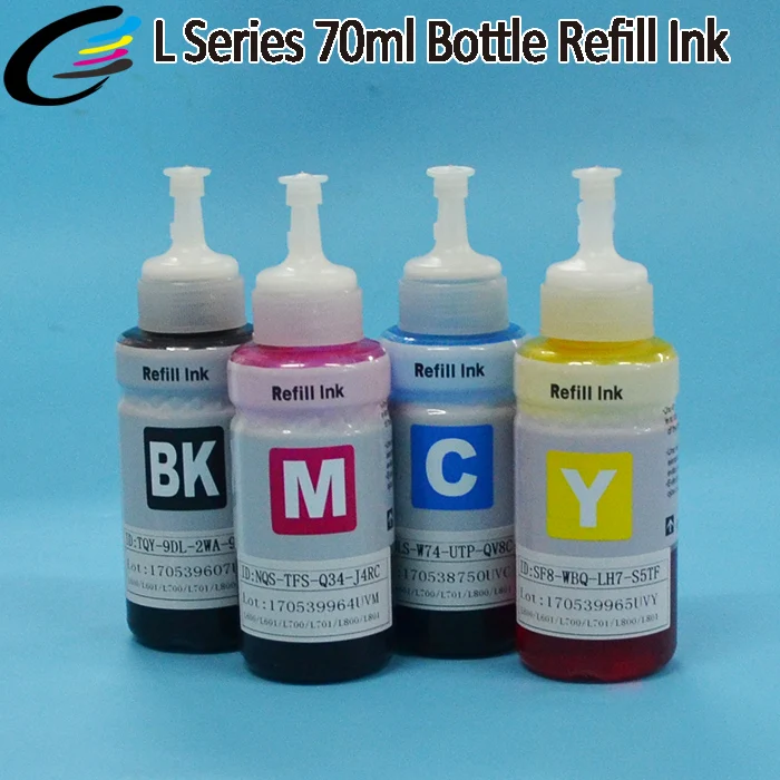 T664 4 Farbe Refill Dye tinte für Epson L Serie Drucker L355 L385 L485  L1300|dye ink|ink for epsonrefill ink for epson - AliExpress