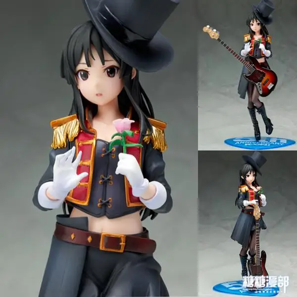 

Anime K-ON! 5th Anniversary Akiyama Mio 1/7 Scale Painted Figure Collectible Model Toy 22cm