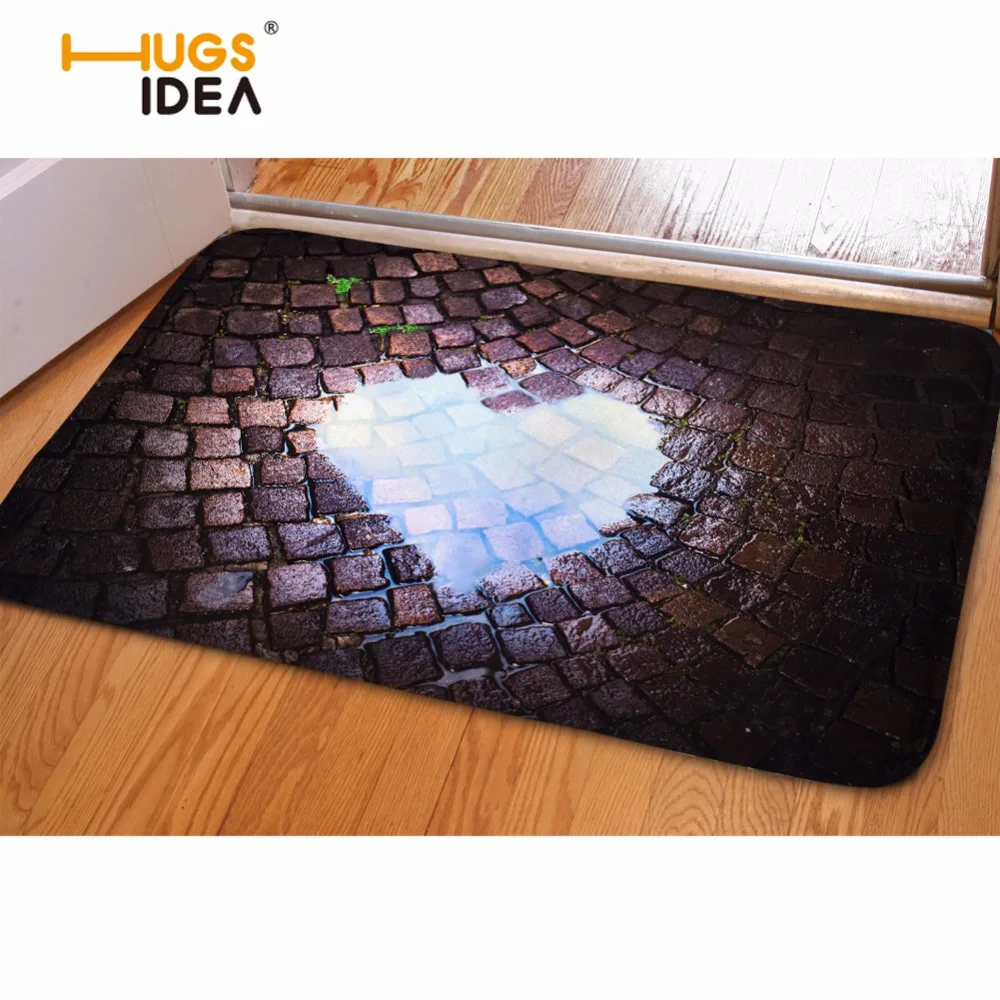 Kaufen HUGSIDEA Neue Pastoralen Stil Zu Hause Teppich Lustige 3D Fallen Teppiche Teppiche für Schlafzimmer Badezimmer Wohnzimmer Tür Küche Eingang Matte