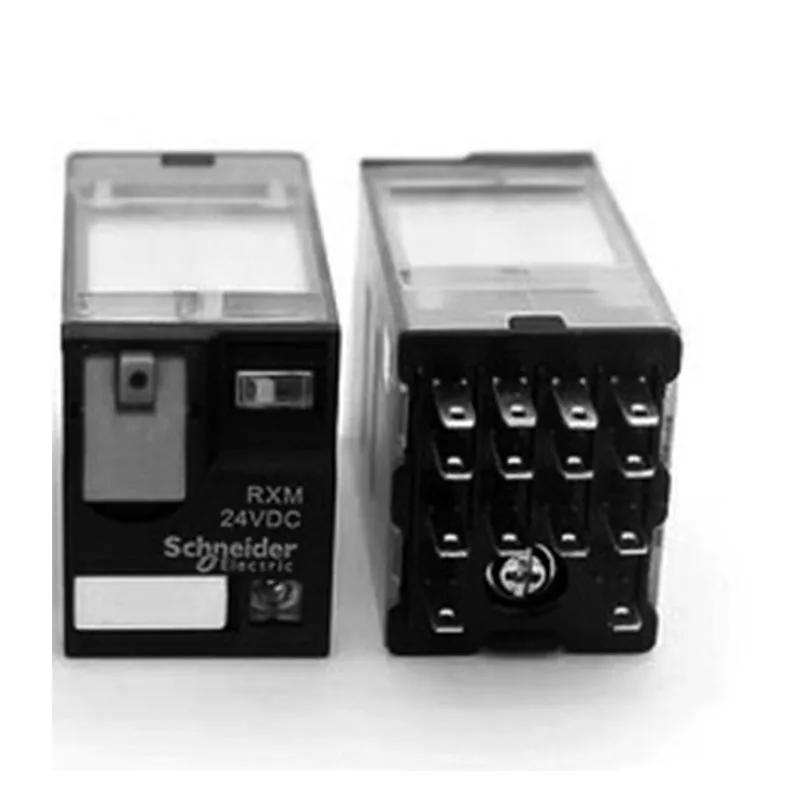 

Schneider Small Intermediate Relay RXM2LB2BD DC24V RXM4LB2P7 AC230V 8 foot 14 feet with base