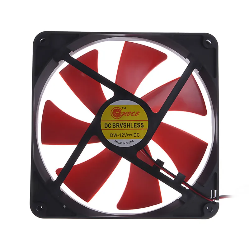 

14CM 140mm Fan Cooler Case Mute Silent Quiet 4Pin 12V For PC Computer Cooling