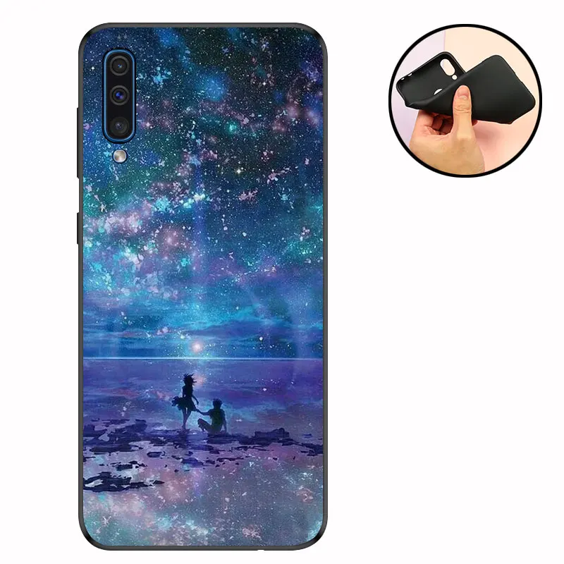 F-LMH Матовый Силиконовый чехол CROWNPRO из ТПУ для Samsung Galaxy A50, чехол для Samsung A50 A505 A505F, чехлы для телефонов - Цвет: F-LMH