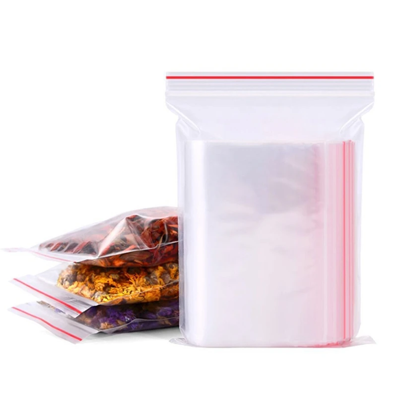 100PCS 18*26*6 Kitchen Reusable Fresh Zipper Bag Versatile Vacuum Sealed Bag Freezing Heating Food Wrap Storage Bag