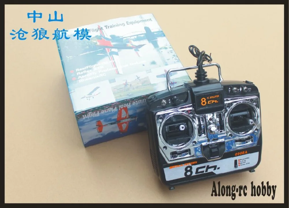 8CH RC симулятор полета вертолета 3D самолета мультикоптера четырехъядерный 0908A