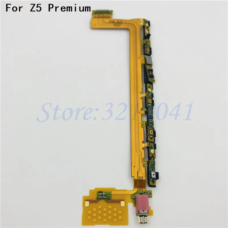 

1-10PCS Power Button Volume Camera Key Flex Cable With Microphone For Sony Xperia Z5 Premium Z5Premium E6833 E6853 E6883