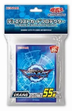 

KONAMI Yugioh Card VRAINS Duelist Card Protector Card Sleeves 55pcs/set for Yu-Gi-Oh Trading Card Game