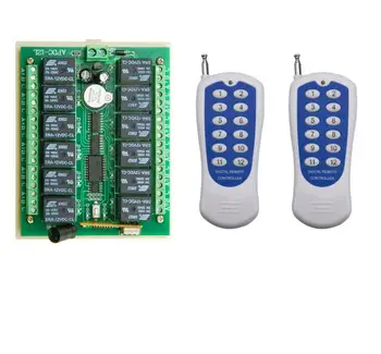 

433mhz 12CH DC 12V rf home automation remote control switch transmitter and recevier wireless switch Radio smart home control