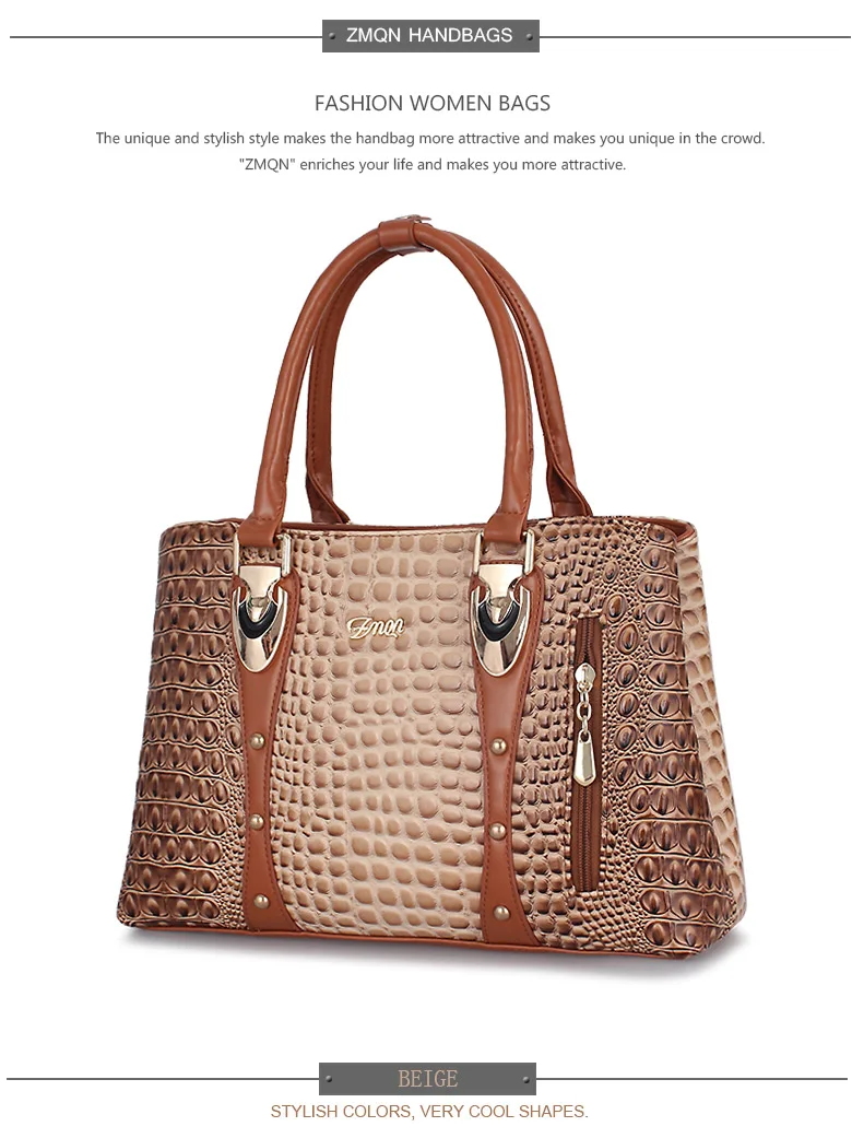 ZMQN известный бренд, женские сумки, женские ручные сумки, роскошные сумки, женские сумки, дизайнерские сумки из крокодиловой кожи для женщин C804