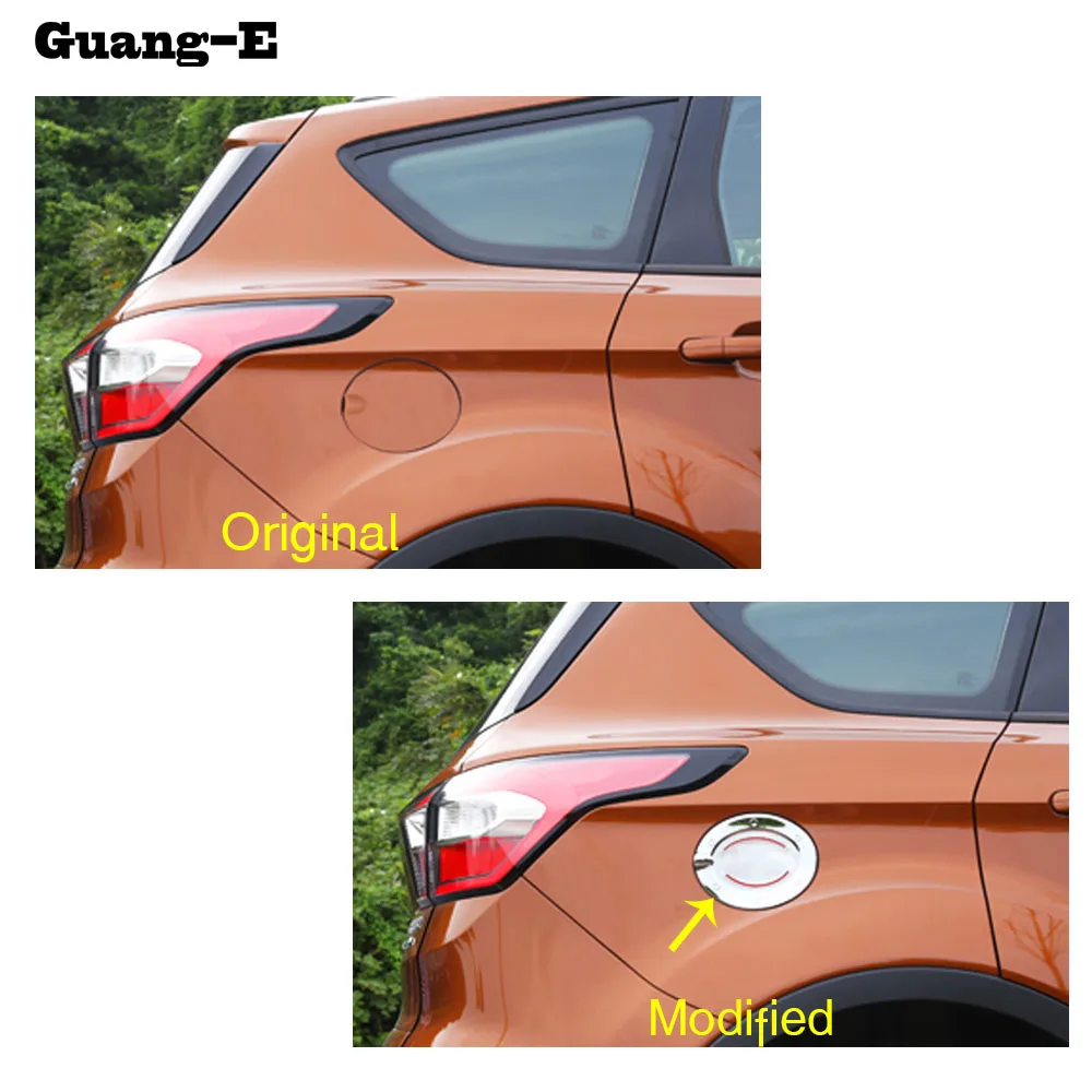 Высочайшее качество кузова Стайлинг газа/топлива/масляный бак крышка Кепки stick лампы рамка Отделка 1 шт. для Ford Kuga 2013