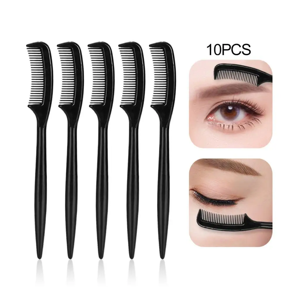 

10Pcs Mini Folding Eyebrow Eyelash Extension Comb Brow Brush Beauty Makeup Tools