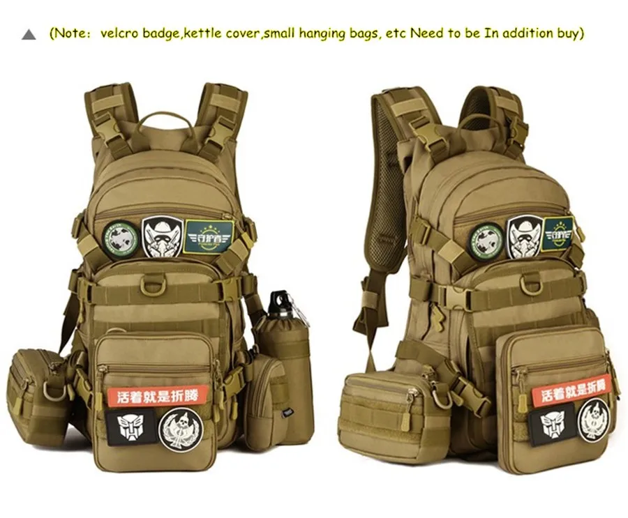 Мужской женский военный рюкзак, водонепроницаемый нейлоновый модный мужской рюкзак для ноутбука, женский рюкзак для путешествий, камуфляжная школьная сумка для подростков