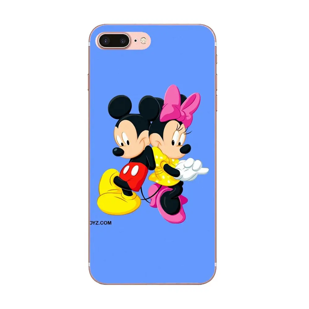 Micky Minnie Mouse для Galaxy Alpha Core Note 2 3 4 S2 A10 A20 A20E A30 A40 A50 A60 A70 M10 M20 M30 мягкие чехлы мобильных