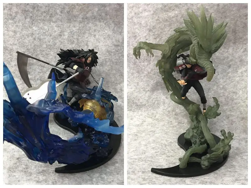 

Anime 18-30cm flame Naruto Uchiha Madara Senju Hashirama ZERO PVC Action Figure Toy Collection Model Gift