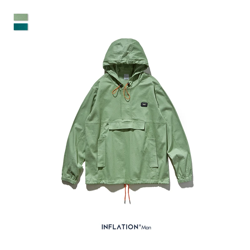 INFLATION Men Pullover Hooded Coats 2019 Autumn New Arrival Streetwear Jacket Hip Hop Pullover Autumn Men Jacket 9703W INFLATION Men Pullover Hooded Coats 2019 Autumn New Arrival Streetwear Jacket Hip Hop Pullover Autumn Men Jacket 9703W