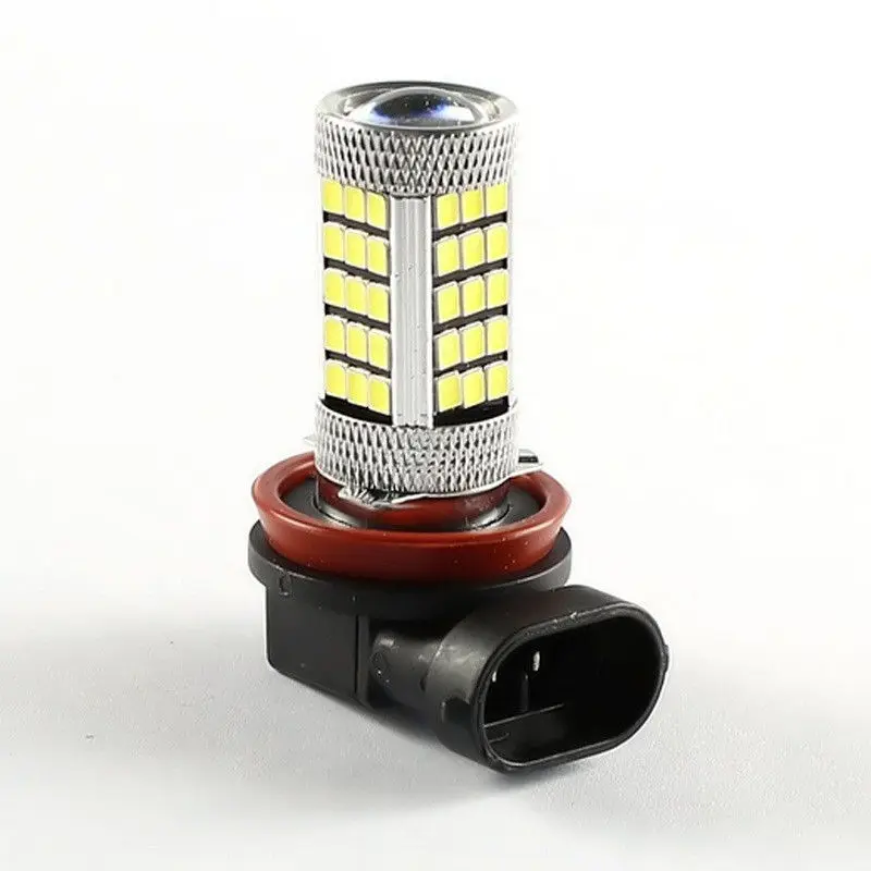 Пара автомобилей Белый H11 H8 63 2835 SMD светодиодный лампы Противотуманные фары + Canbus