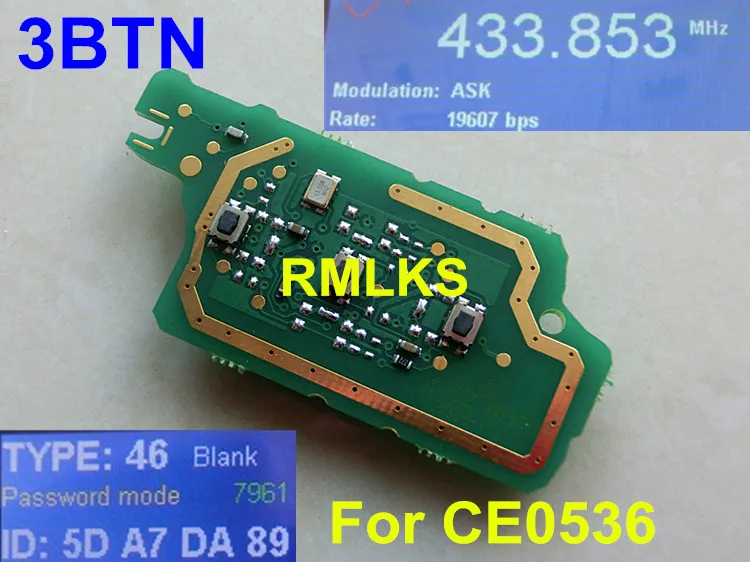 Новая замена 433 МГц 3 кнопки дистанционного ключа брелок HU83 лезвие ID46 PCF7961 чип подходит для peugeot 207 307 307S 407 Citroen C2 C3 C4 C5