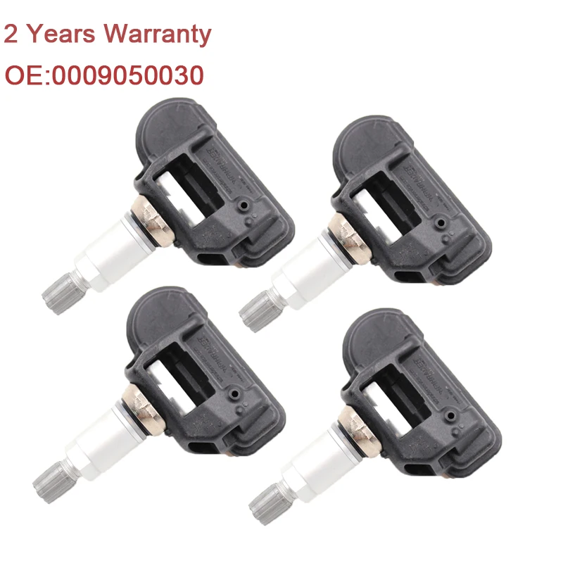 

4 Pcs 0009050030 NEW TPMS Tire Pressure Monitor Sensors For Mercedes Smart A0009050030