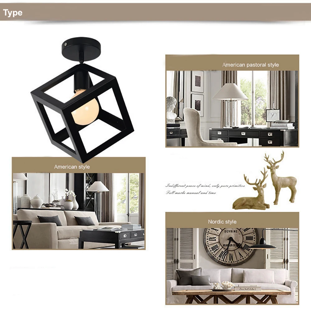 GO OCEAN Ceiling Lights Modern LED Ceiling Light Foyer Bed Room Lamps E27 Iron Plated for living room Chandelier Ceiling (28)