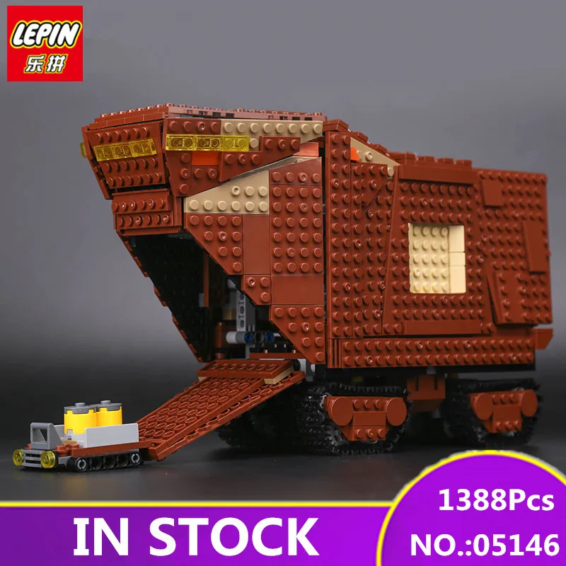 

Lepin 05146 Star Plan Sandcrawler Model 75220 Wars Toys For Children Building Set Blocks Bricks DIY Christmas Birthday Gifts