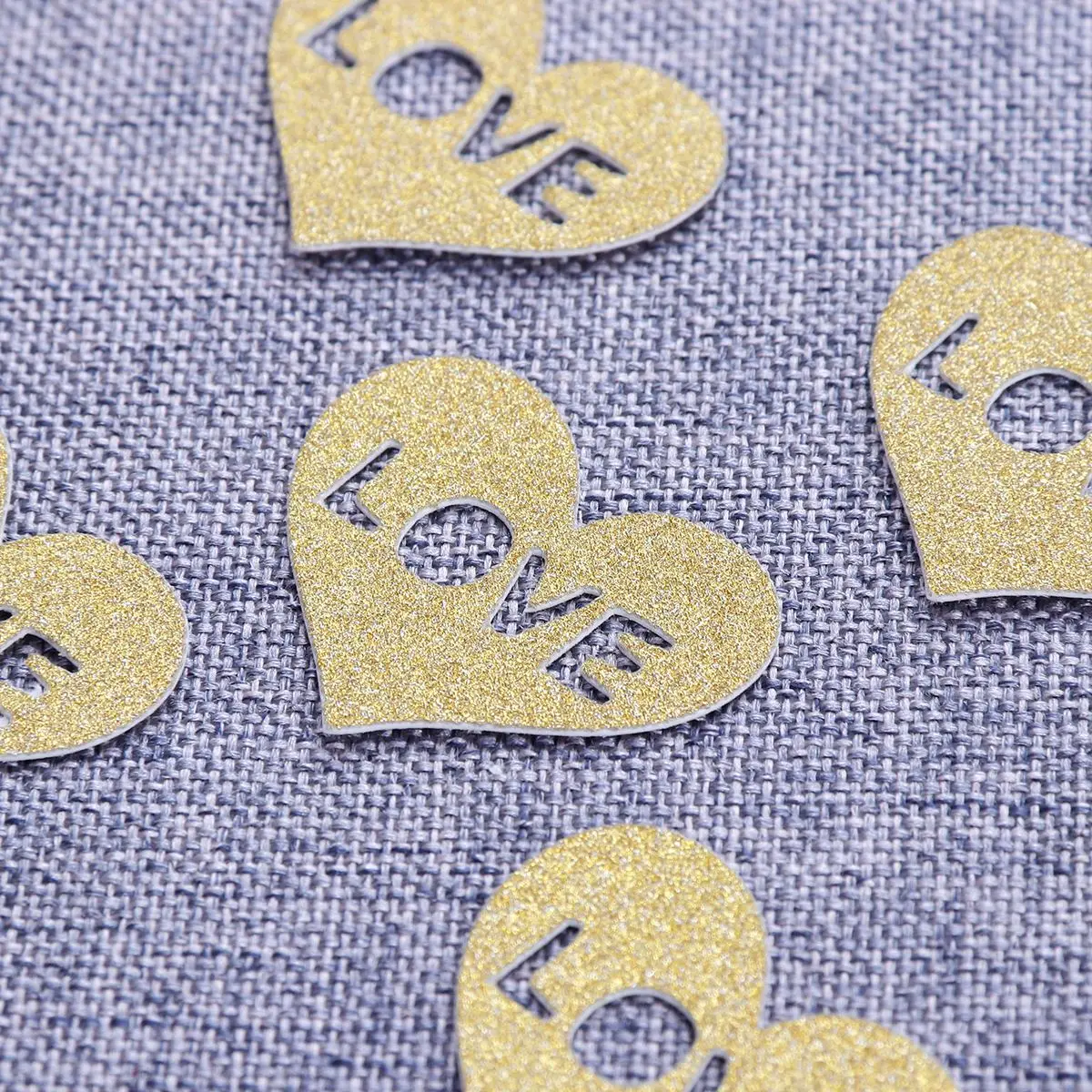 50pcs Heart Shape Cake Decorating Topper Cupcake Toppers Dessert Cake Decorations Wedding Birthday Baby Shower Party Favors