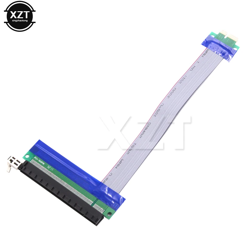

High Quality PCI Express Flexible Riser Card Adapter Converter Extend Cables 20cm PCI-E Riser 1X to 16X Extension Cable