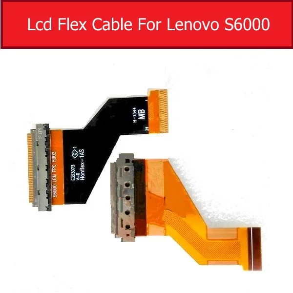 Genuine LCD Flex Cable For Lenovo IdeaPab S6000 S6000H S6000F 10.1" LCD Display Connector Flex