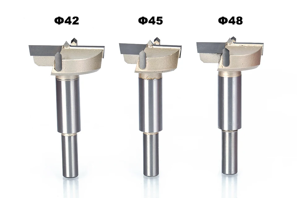 HUHAO 1 шт. 12 мм-80 мм Форстнер советы Деревообрабатывающие инструменты отверстие пилы резак шарнир сверла Круглый хвостовик вольфрам карбид резак