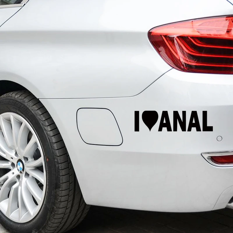 2018 горячая Распродажа Виниловая наклейка с надписью I Love анальный Забавный гей