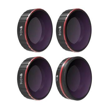 

Freewell Standard Day - 4K Series - 4Pack ND4, ND8, ND16,CPL Camera Lens Filters Compatible with DJI Osmo Action Camera