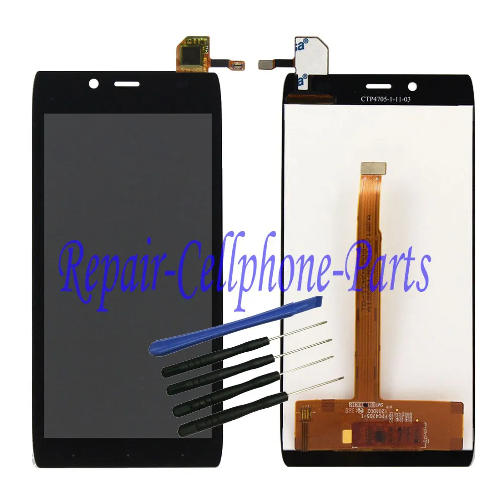 Full LCD DIsplay + Touch Screen Digitizer Assembly For Alcatel One