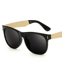 Gafas de sol para Los Hombres Cuadrados Vendimia de La Manera Gafas de Sol Anti-Reflejo Gafas UV400 Gafas De Sol de Gran Tamaño de Los Hombres Hombre