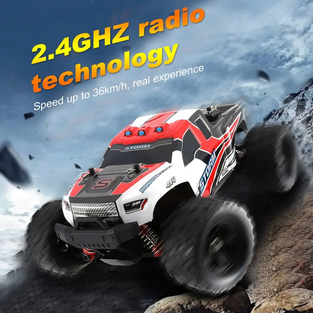 Радиоуправляемый автомобиль 2,4G 1/18 монстр грузовик автомобиль пульт дистанционного управления игрушки модель контроллера внедорожный автомобиль грузовик 15 км/ч Радиоуправляемый автомобиль игрушки автомобили