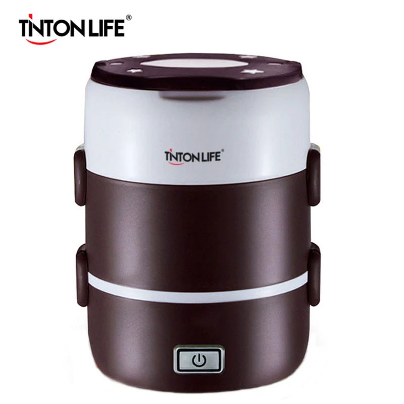 

TINTON LIFE Mini Rice Cooker Two/Three Layers Multifunctional Insulation Plug-in Electric Heating Cooking Lunch Box
