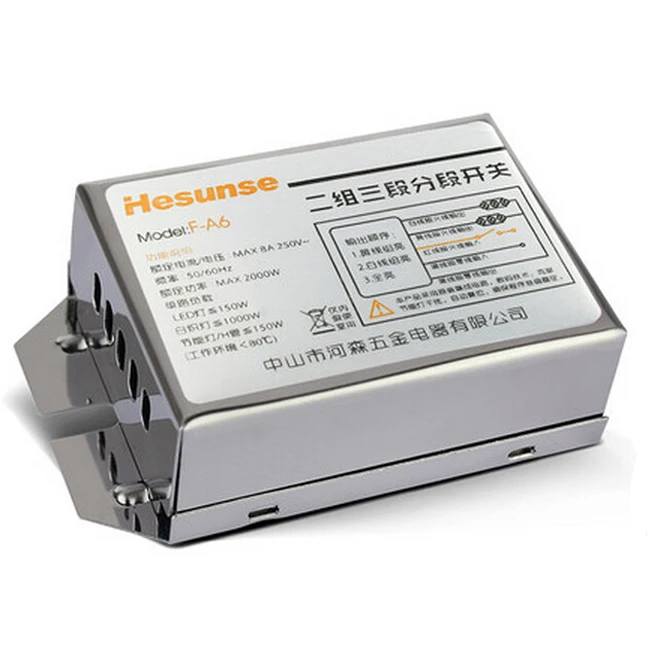  F-A6 Hesunse 2 CH Digital Subsection Switch Two Ways Receiver For Lighting Lamp - 32803477852