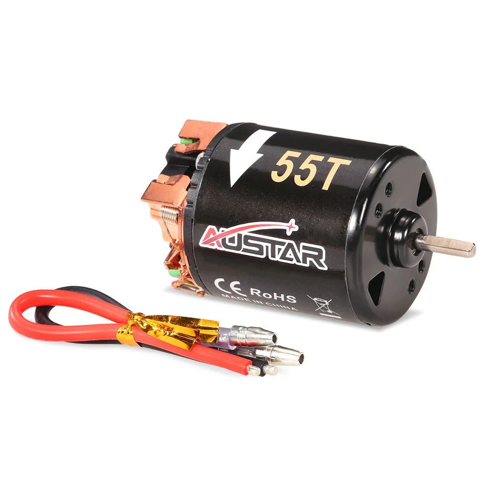 

for AUSTAR 540 55T Brushed Motor for 1/10 Axial SCX10 RC4WD D90 Crawler Climbing RC Car Parts 540 Motor RC Motor