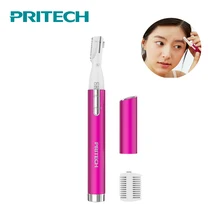 Pritech Мини Портативный электрический триммер для бровей для удаления волос Женская бритва для удаления волос на теле Бритва для удаления лезвия бритва Эпилятор наборы для макияжа