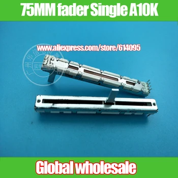 

3pcs Taiwan forward 75MM Sliding Fader Single Potentiometer A10K / Handle 15MMC