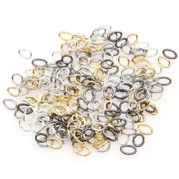 

2000pcs 5mm antique silver oval Open Metal Jump Rings Jewelry Findings for DIY Jewelry Making