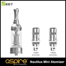 Electronic Cigarette Vaporizer Aspire Qualified Mini Nautilus Atomizer Bottom Vertical Coil Mini Tank Compatible with 510