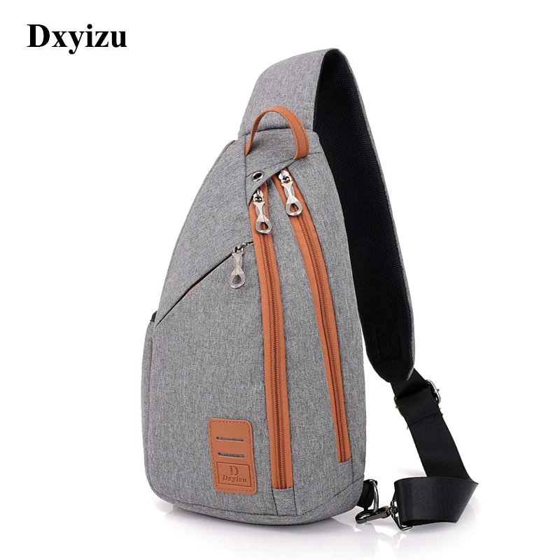 

DINGXINYIZU Men Chest Pack Large Capacity Sling Shoulder Bag Multifunction Crossbody Bag for Men Messengers Bag Travel Back Pack