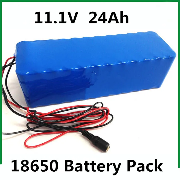 24000mah 12V 11.1v 24Ah 18650 lithium battery pack for LED light