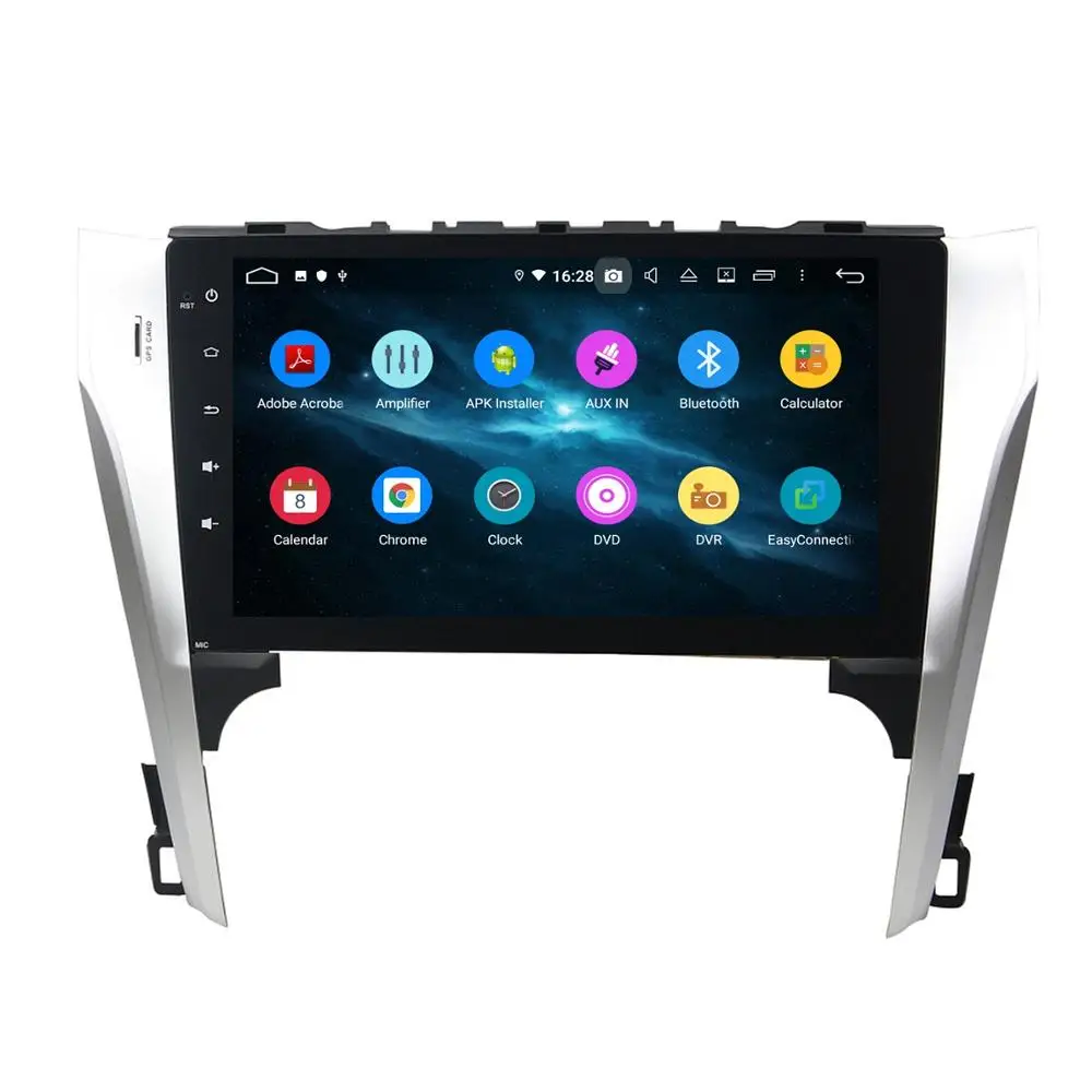 Cheap Android 9.0 Octa Core 2 din 10.1" Car DVD GPS for Toyota Camry 2012 2013 RDS Radio 4GB RAM Bluetooth 32GB ROM USB Mirror-link 2