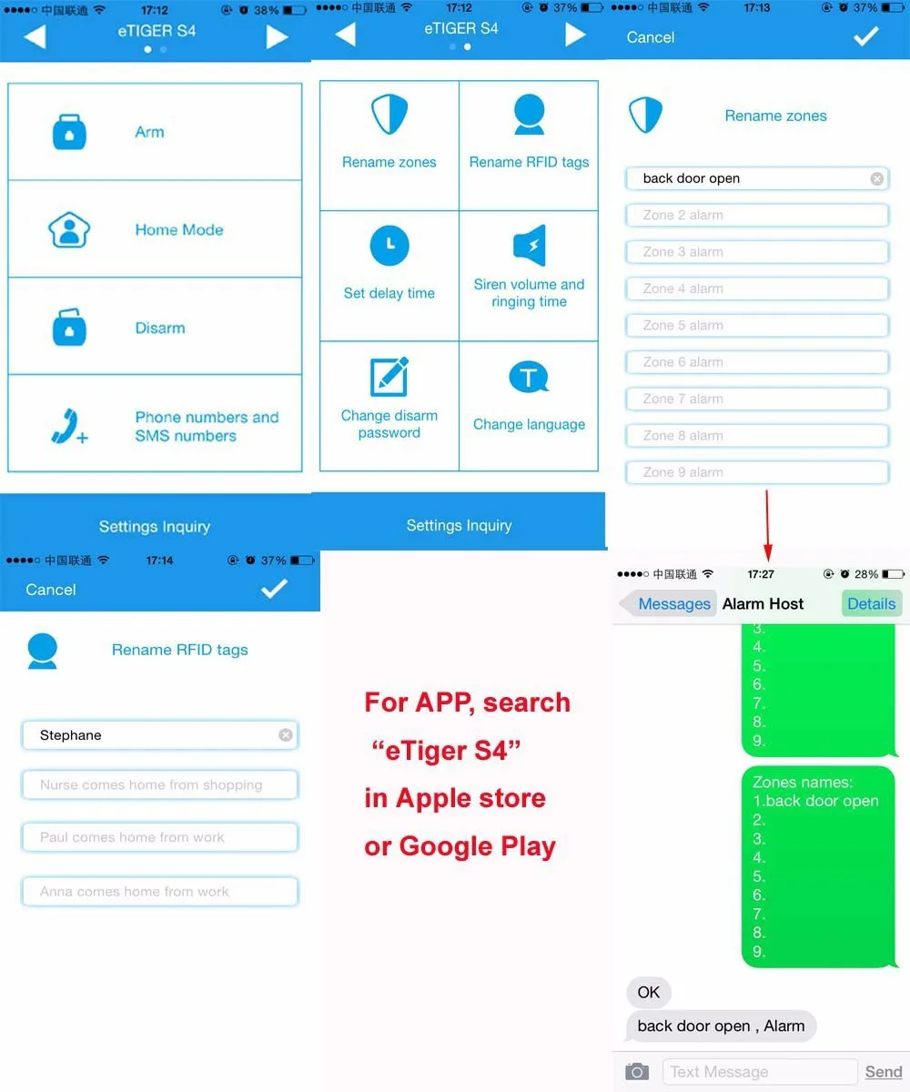 S4 app control