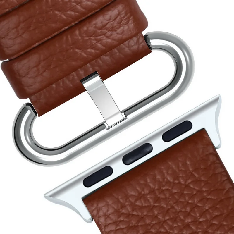 brown Ремешок для наручных часов Apple Watch 4/3/2/1 38 мм 42 мм Apple ремешок для наручных часов, 12 Цветов поводок собаки для наручных часов iWatch серии 4 44 мм 40 мм - Цвет ремешка: brown